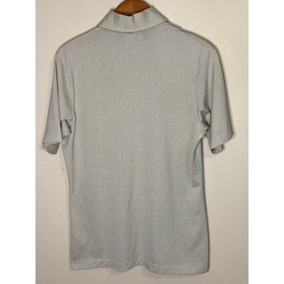 Vintage Christopher Rand Polo Shirt Men's Medium Tan 55/45 Chest Pocket - Picture 3 of 7